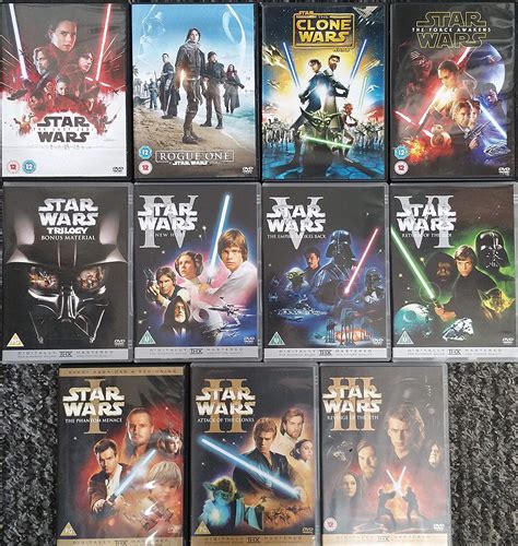 Star Wars Dvd Set Wars Dvd Star Collection Set Custom Cover 1977