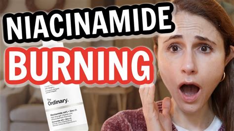 Why Niacinamide Burns And Causes Redness Dr Dray Youtube