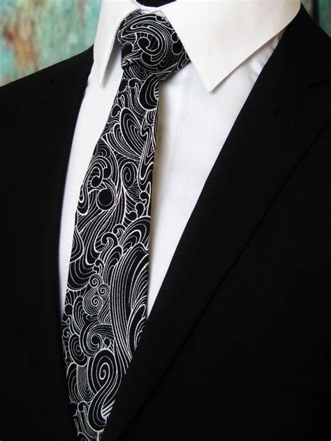 Black Ties Black And White Tie Also Available As A Skinny Tie