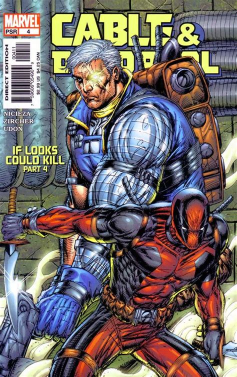 Cable And Deadpool 4 By Rob Liefeld Marvel Comics Art Marvel Comic