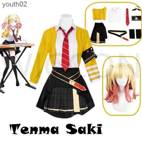 anime costumes project sekai colorful stage feat tenma saki cute girls outfits anime cosplay