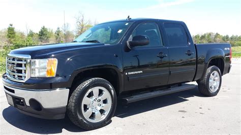 Sold2009 Gmc Sierra 1500 Slt Crew Cab 4x4 Black 39k Gm Certified Call