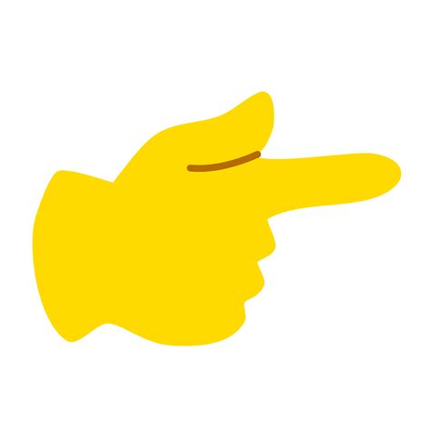 Yellow hand showing symbol PNG 11099617 PNG