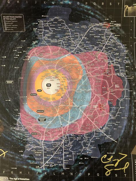 Updated Canon Galaxy Map From Star Wars Timelines Rmawinstallation