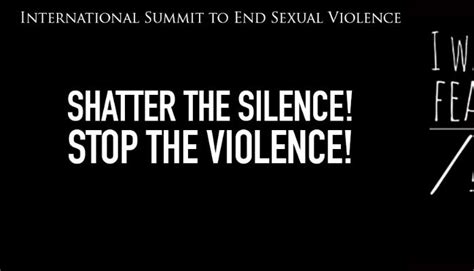 International Summit To End Sexual Violence