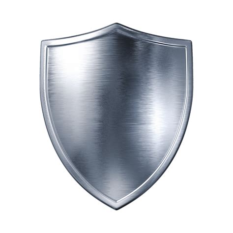 Silver Metal Shield Png Image