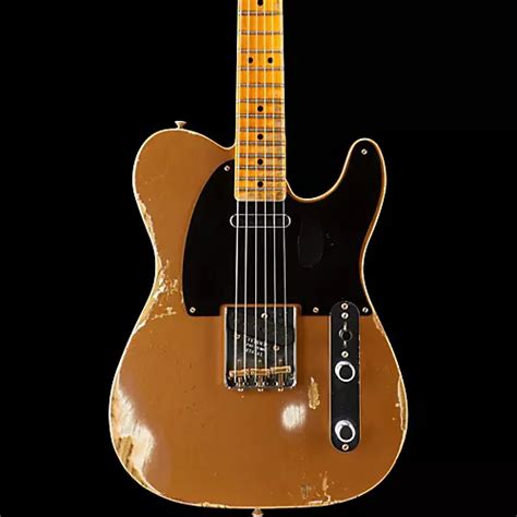 Fender Custom Shop 1951 Heavy Relic Telecaster Maple Fingerboard Electric Guitar Guitar Center