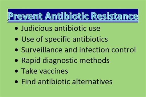 How To Prevent Antibiotic Resistance Microbial Facts