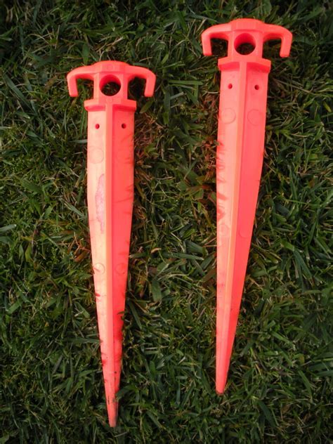 Pair Of Heavy Duty Ground Stakes Wood Burner Pro