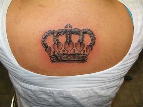 Crown Tattoo Design For Girls