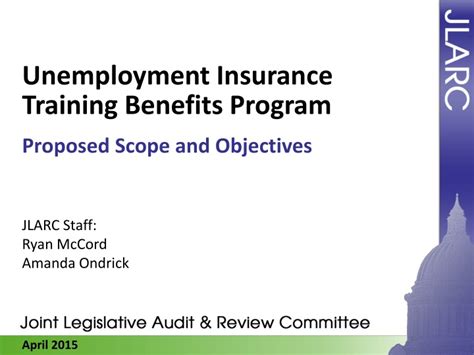 What is the training unemployment insurance (tui) program? PPT - Unemployment Insurance Training Benefits Program PowerPoint Presentation - ID:278058