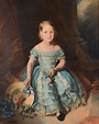 Princesa Isabel do Brasil com 7 anos de idade. Pintura de Ferdinand ...