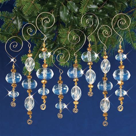 Diy Golden Crystal Icicles Ornaments Via Solid Oak Inc Icicle