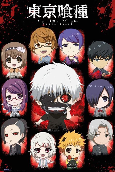 Tokyo Ghoul Chibi Characters Official Poster Tokyo Ghoul