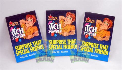 3 Packs Of Itching Itch Powder Give Someone A Special T Of Intense