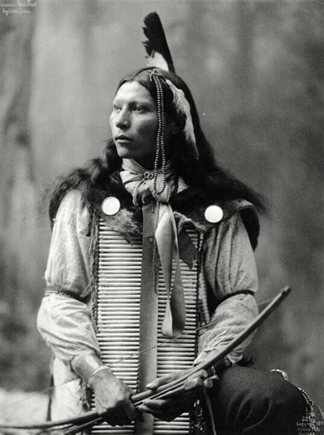 Thomas White Face Oglala Sioux Man 1899 Heyn Photo Hommes