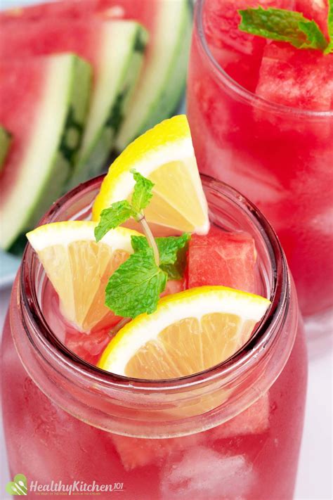 Healthy Watermelon Juice And Lemon Recipe Lemon Recipes Lemon Juice