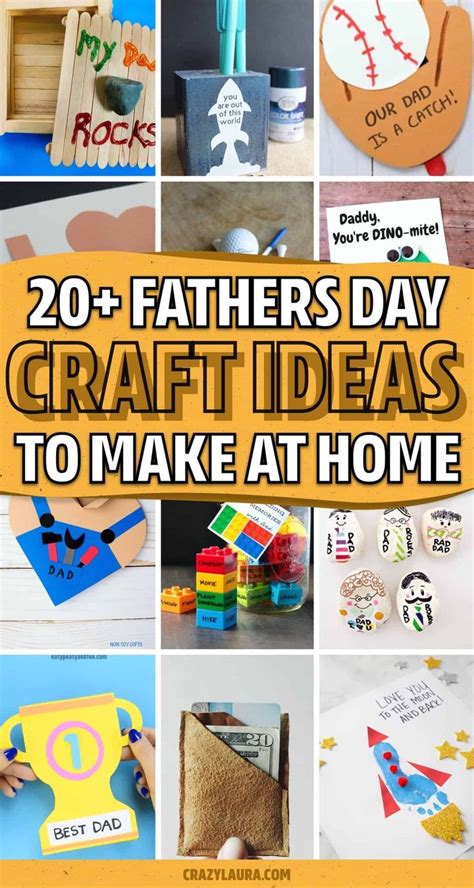 Thoughtful Diy Fathers Day Crafts Card Ideas Crazy Laura