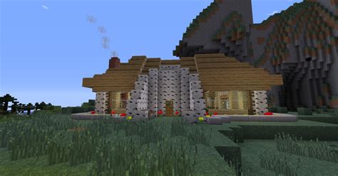 Birch Wood House Minecraft Project