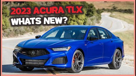 2023 Acura Tlx Whats New Upgrade Youtube