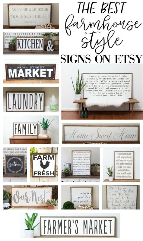 The Best Farmhouse Style Signs On Etsy