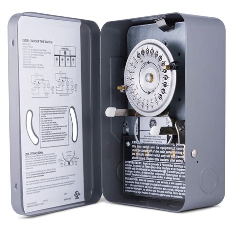 Ge 24 Hour Indoor Heavy Duty Mechanical Water Heater Timer Switch