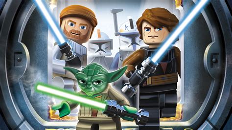 Obi Wan Kenobi Yoda Clone Trooper Lego Star Wars Iii The Clone Wars