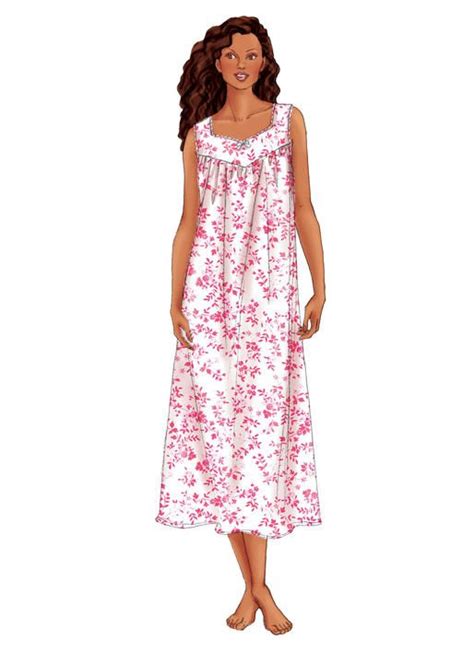 B6838 Butterick Patterns Nightgown Pattern Nightgowns For Women Gown Pattern