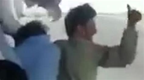 Terrifying Moment Afghan Man Films Himself Clinging To Us Plane News