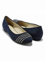 Navy Flat Shoes Images