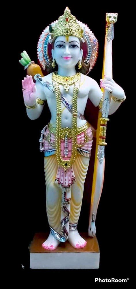 multicolor hindu shree ram ji marble moorti for temple size 12 inch to 60 inch at rs 25000 in