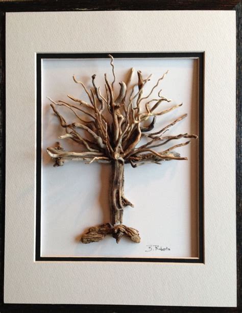 Driftwood Tree Wall Art Driftwood Art Driftwood Projects Driftwood Art Diy