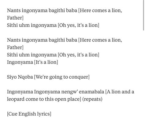 Lion King Song In The Jungle Lyrics Dusolapan