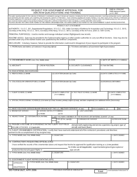 Da Form 2627 Fillable Printable Forms Free Online