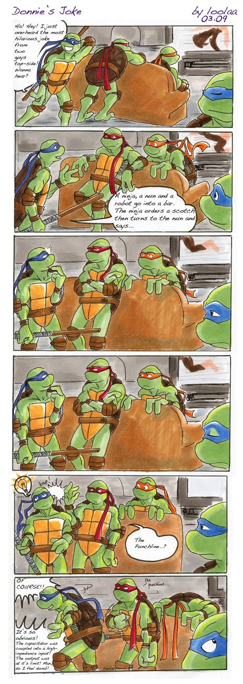 Tmnt Donnie S Joke By Loolaa On Deviantart Tmnt Tmnt Comics Teenage Ninja Turtles