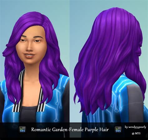 Romantic Gardens Female Hair Colour Purple By Wendy35pearly At Mod The