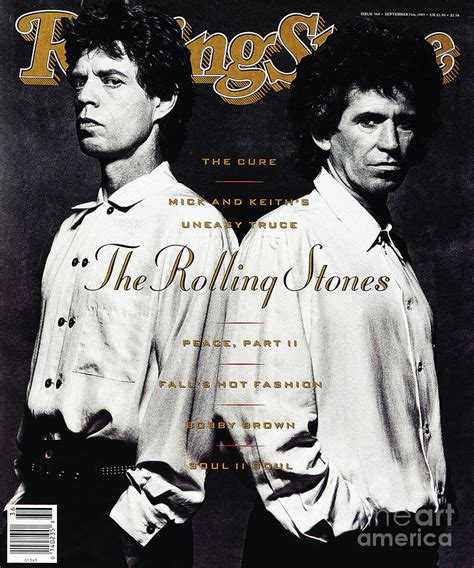 Rolling Stone Cover Volume 560 971989 Mick Jagger And Keith