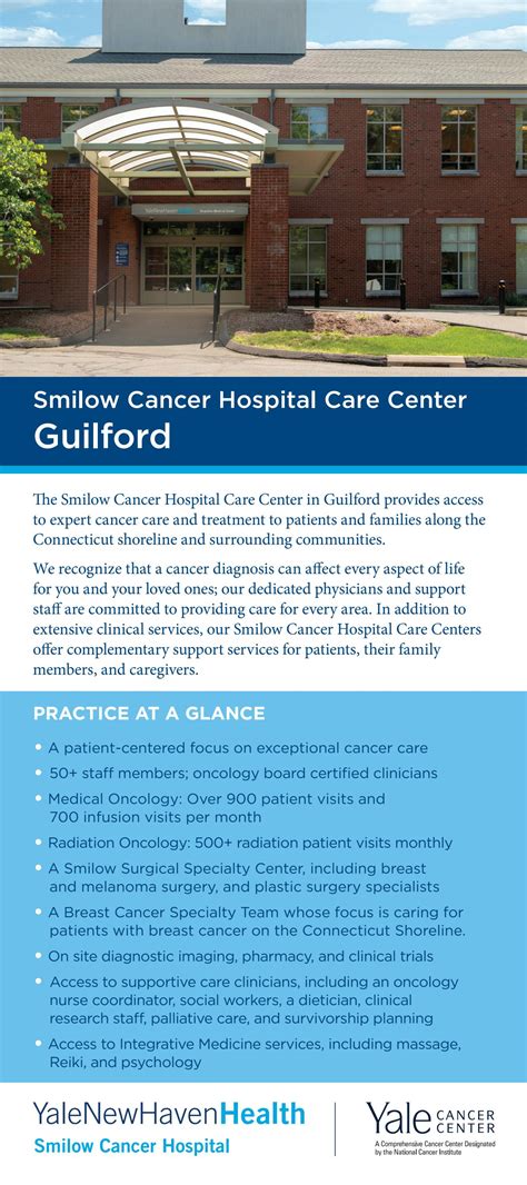 Smilow Cancer Hospital Care Center Guilford By Smilow Cancer Hospital