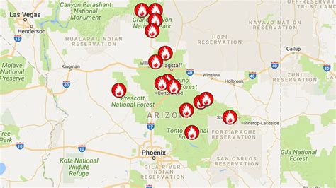 Wildfires In Arizona See Where Fires Are Burning Across State
