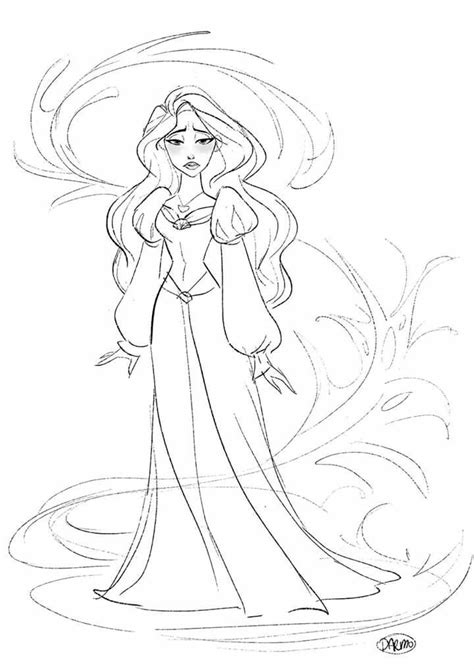 You might also be interested in coloring pages from swans category. Princess Odette Drawing | Disney coloring pages, Non ...