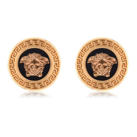 Versace Round Logo Earrings Women Earrings Flannels Fashion Ireland