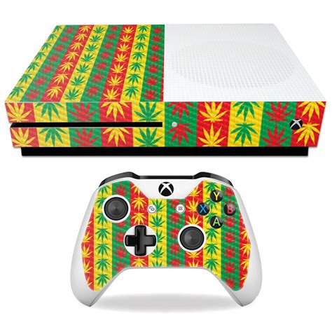 Weed Skin For Microsoft Xbox One S Protective Durable Textured
