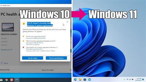How To Upgrade To Windows 11 On Old Pc Unsupported Hardware Youtube
