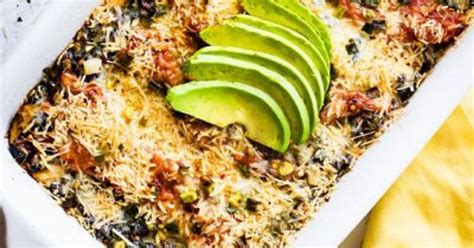 8 oz ground chicken breast · 2 cups cauliflower rice · 1/2 cup corn · 1 la banderita carb counter tortilla · 1 cup refried black beans · 1 tbsp . Low Calorie Casseroles That Let You Stick to Your Diet ...