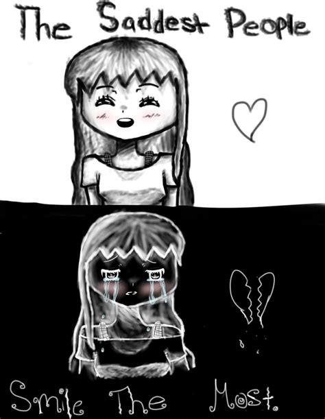 The Saddest People Smile The Most By Ayu Chan11 On Deviantart
