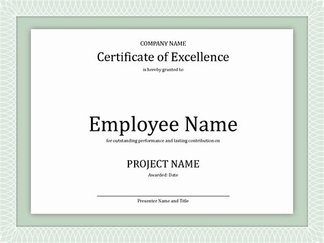 50 Employee Award Certificates Templates Free Ufreeonline Template