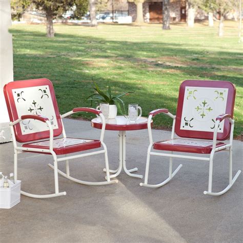15 Best Ideas Outdoor Patio Metal Rocking Chairs