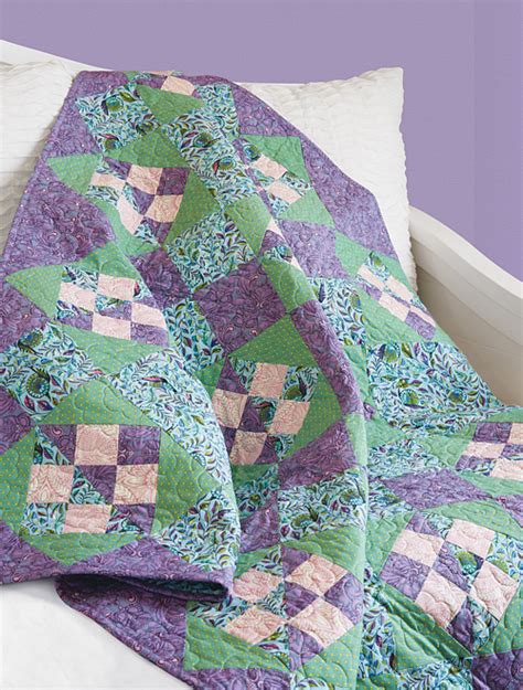 Start With One Pretty Fabric For This Easy Quilt Quilting Digest