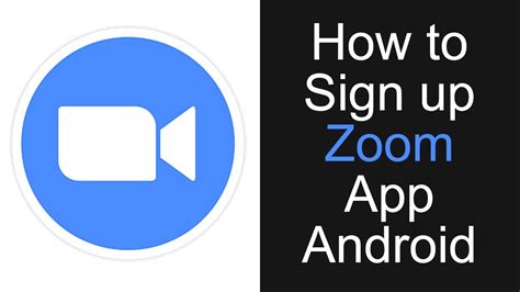 How To Sign Up Zoom App Android Sign In Zoom Cloud Meeting App Youtube