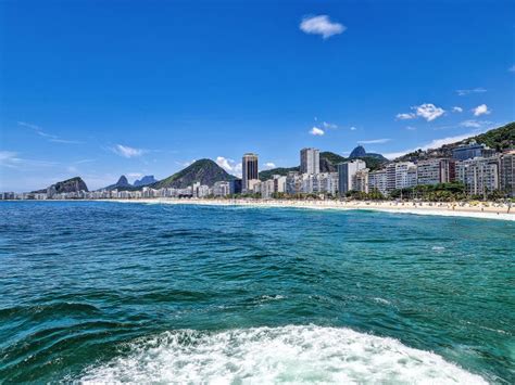 Copacabana Beach In Rio De Janeiro Brazil Is The Most Famous Beach Of